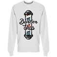thumbnail image 1 of Barber Shop Pole Sweatshirt Men -Image by Shutterstock, Male x-Large, 1 of 2