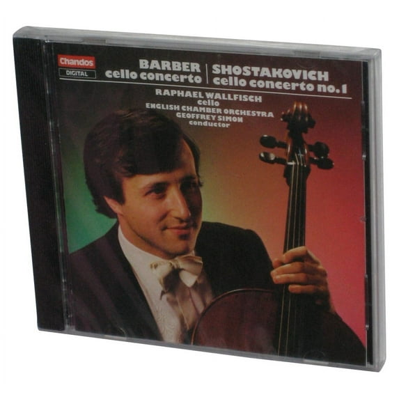 Barber & Shostakovich Cello Concertos Raphael Wallfisch (1983) Audio Music CD