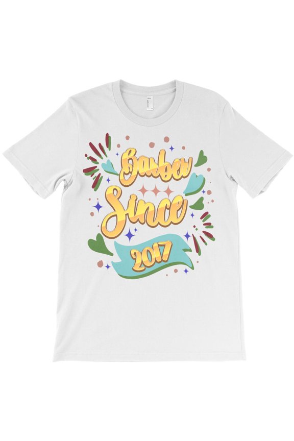 Barber Since 2017 Local Barber Gift Ideas For Hair, Stylist G9131 Unisex T-Shirt, Up to Size 5XL