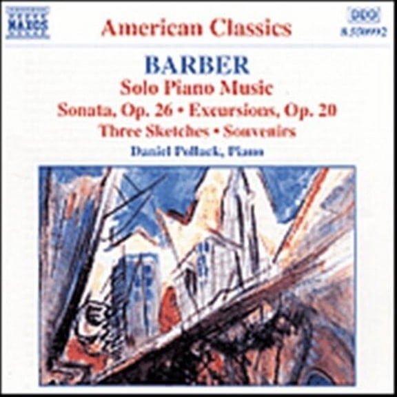 Barber - Solo Piano Music - Music & Performance - CD
