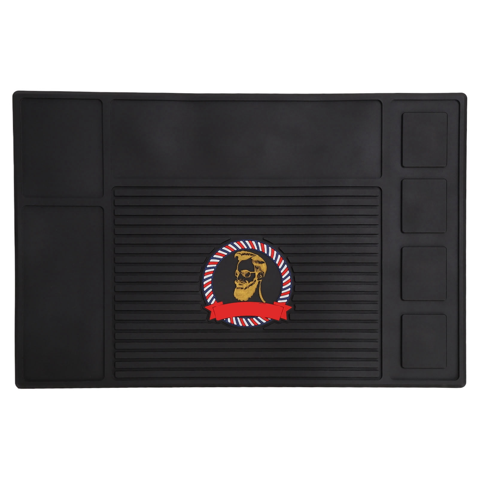 Barber Tools Mat Silicone Skid Resistance Waterproof Strong Adsorption