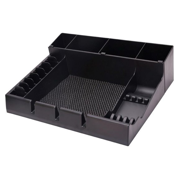 Barber Tray Station Cosmetic Storage Box Professional Wear Resistant Detachable Salon Organizer Barber Tool Box for Stylist