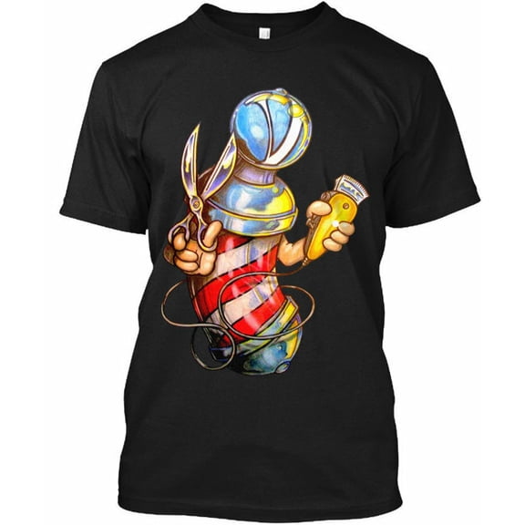 Barber Uniform Giant Pole T-Shirt