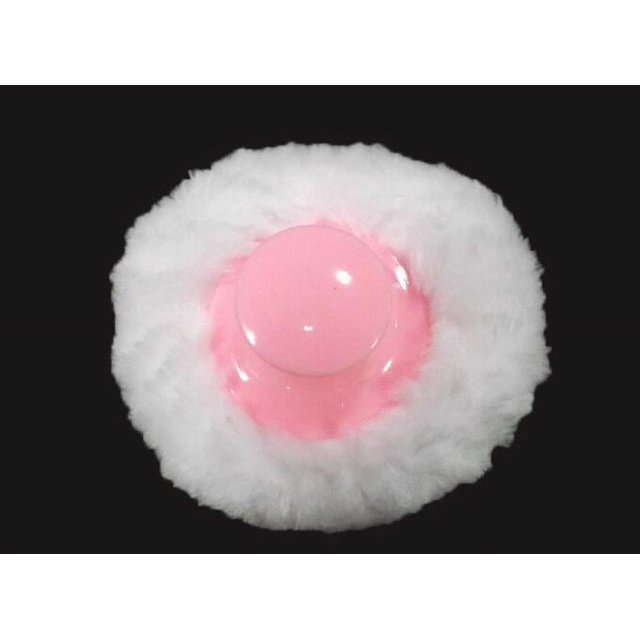 Barber cleaning broken hair powder puff baby powder puff prickly heat