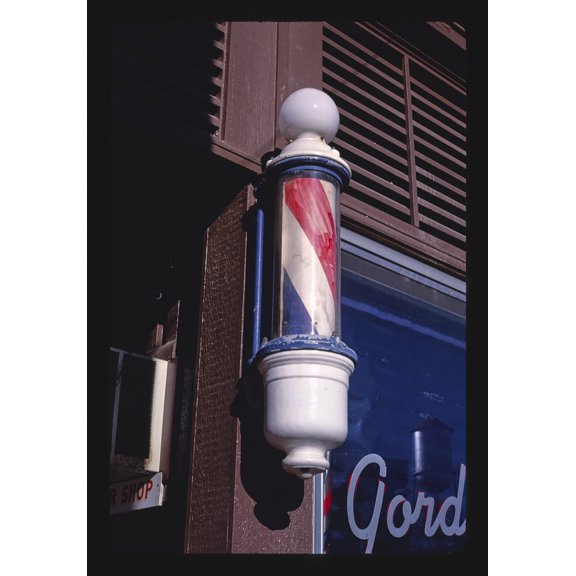 Barber pole Canvas Wall Art (20" x 30")