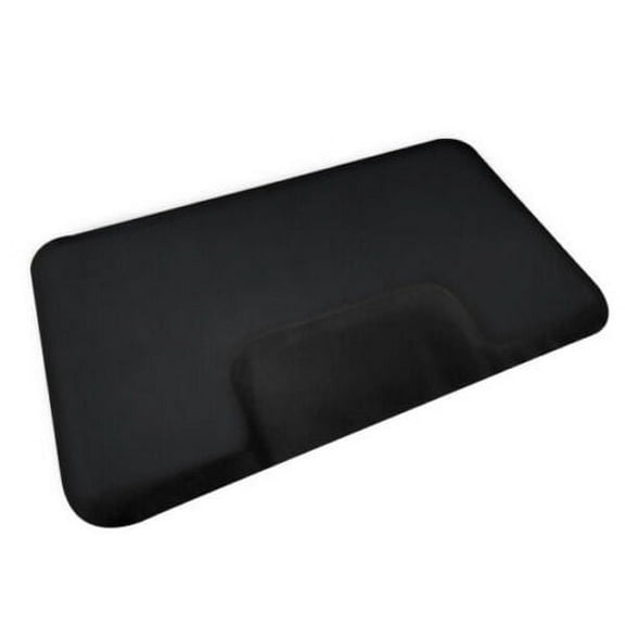 BarberPub 3 x 5 feet Black Salon Floor Mat Rectangle High Density Foam Mat 0040