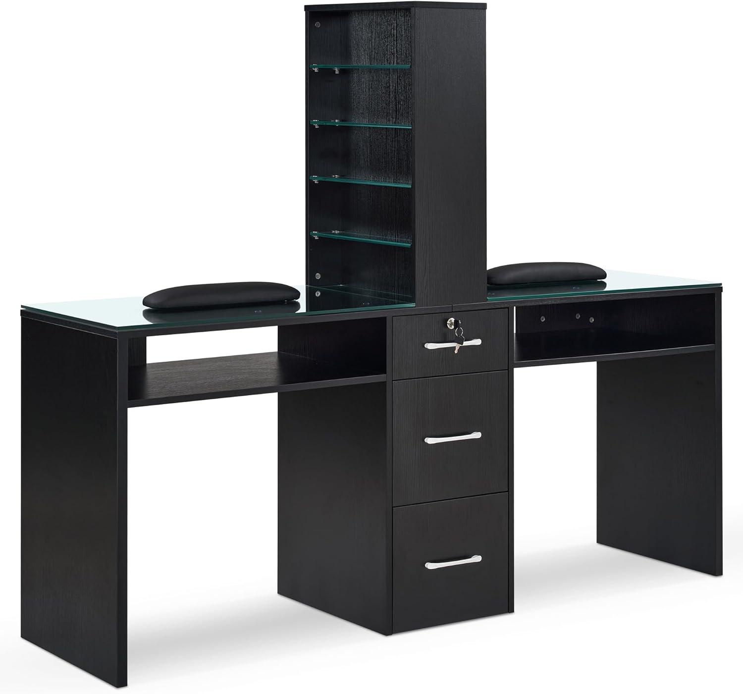 BarberPub Manicure Acetone Resistant Table Nail Table Salon Nail