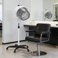 thumbnail image 1 of BarberPub 1300W Adjustable Bonnet HooHair Dryer with Rolling Stand, White, 1 of 7