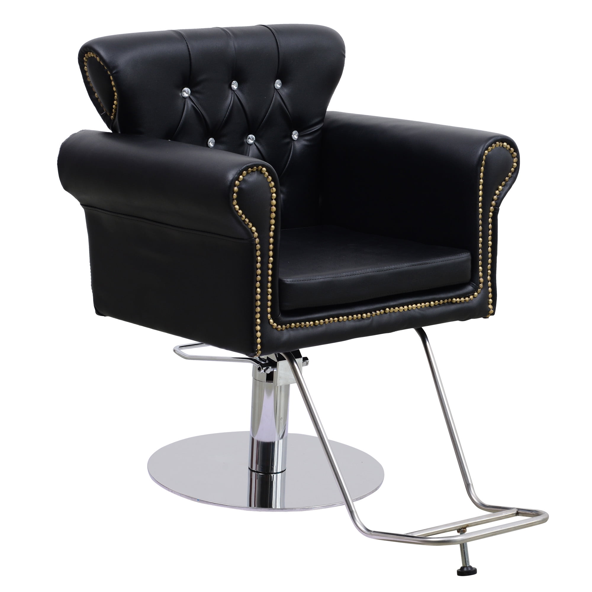 BarberPub Antique Hydraulic Barber Chair Hair Styling Salon Beauty