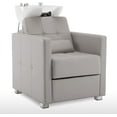 thumbnail image 1 of BarberPub Classic Shampoo Station Chair, Adjustable Ceramic Hair Wash Bowl, Shampoo Chair and Bowl Unit 9309, 1 of 5