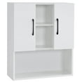 thumbnail image 1 of BarberPub Wall Mount Storage Cabinet, Bathroom Storage with Slide Door 2205, 1 of 5