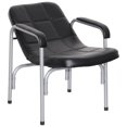 thumbnail image 1 of BarberPub Black Shampoo Chair Comfort Curve Hair Barber Beauty Salon Black 7011, 1 of 8