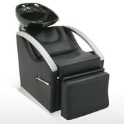 BarberPub Ceramic Bowl Shampoo Chair Bowl Sink Chair Station Spa Beauty Salon Equipment 9077