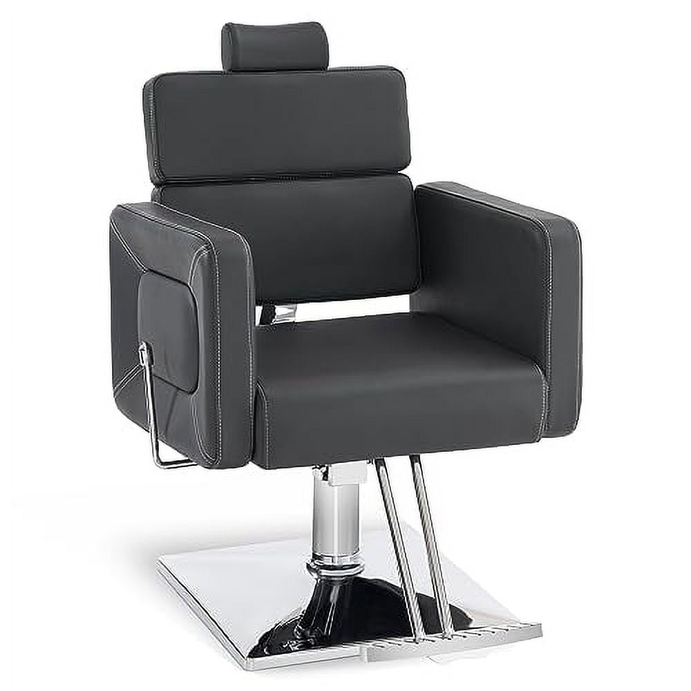 BarberPub Classic Hydraulic Barber Chair Recline Adjustable Salon Beauty Spa Chair Hair Styling