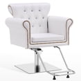 thumbnail image 1 of BarberPub Classic Hydraulic Barber Chair for Hair Stylist,Styling Spa Salon Chair 8899 White, 1 of 8