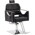 thumbnail image 1 of BarberPub Classic Recliner Barber Chair Heavy Duty Hair Spa Salon Styling Beauty Equipment 3126 Black, 1 of 7