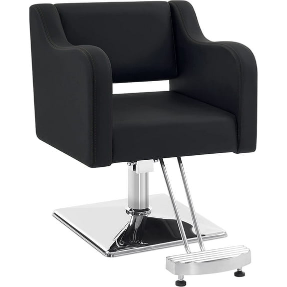 BarberPub Classic Swivel Salon Chair, Hydraulic Barber Chair