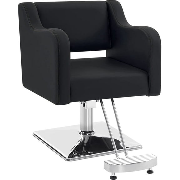BarberPub Classic Swivel Salon Chair, Hydraulic Barber Chair