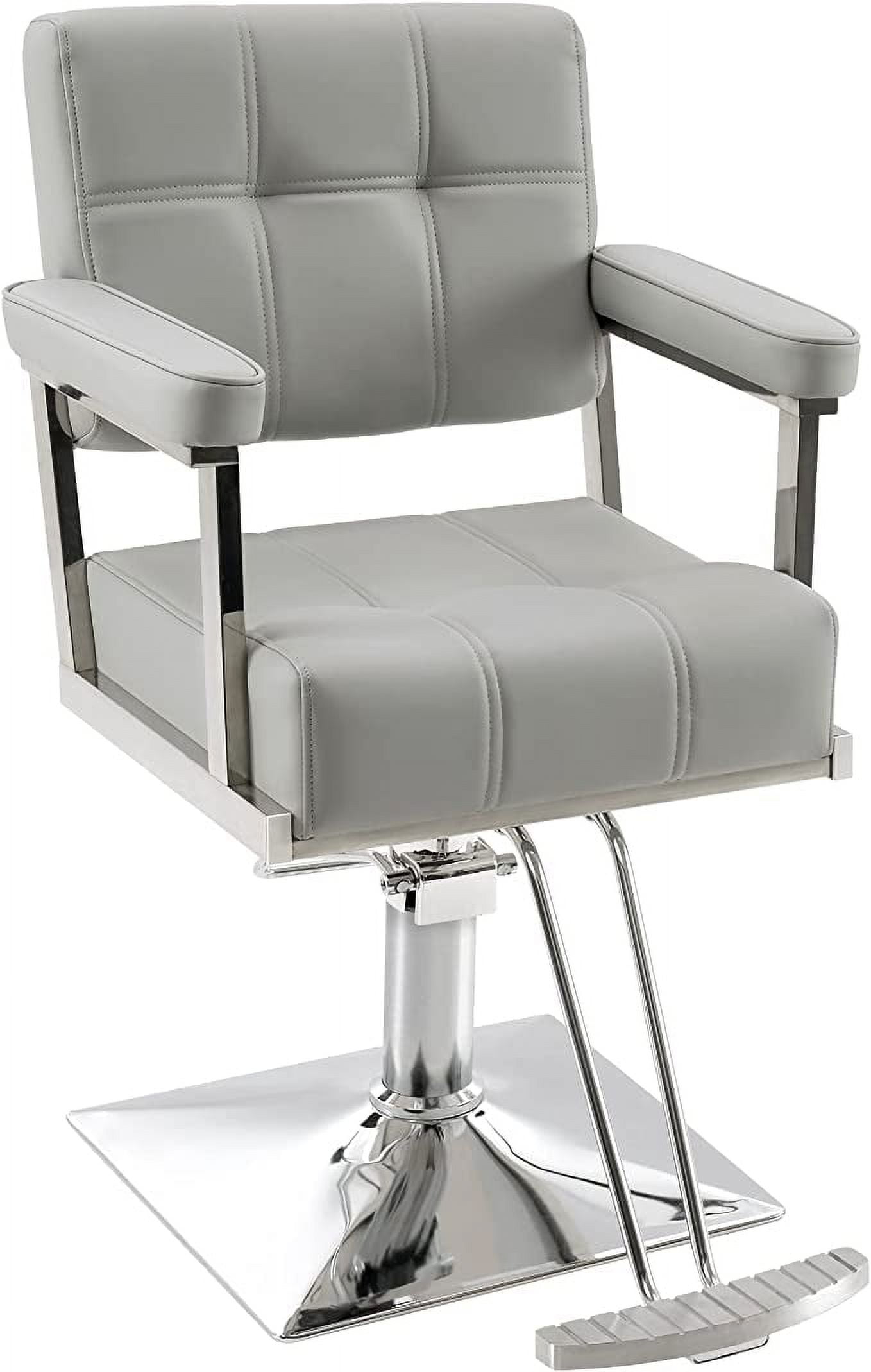 BarberPub Luxurious Classic Barber Chair Hydraulic Pump Recline Beauty —  barberpub