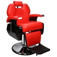 thumbnail image 1 of BarberPub Hydraulic Recline Barber Chair Salon Spa Styling Red 8702, 1 of 5