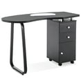 thumbnail image 1 of BarberPub Manicure Acetone Resistant Table Nail Table Spa Beauty Salon Nail Station Desk Nail Art Equipment 0422, 1 of 9