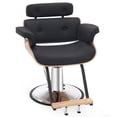 thumbnail image 1 of BarberPub Modern Hydraulic Salon Chair, Swivel Barber Chair, 1 of 8