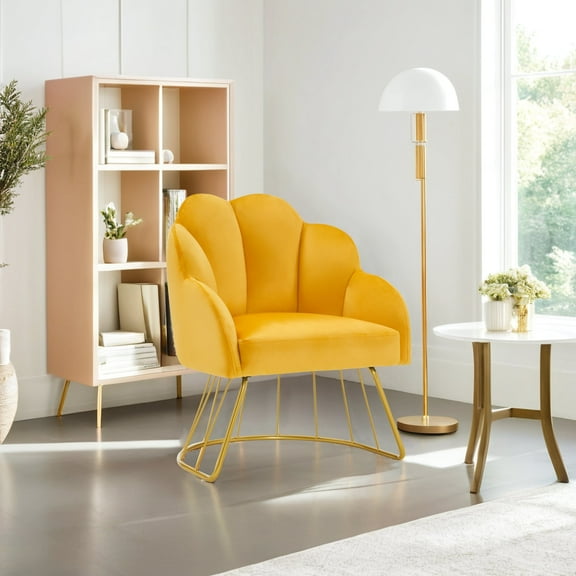 BarberPub Accent Chair for Living Room Bedroom, Manicure Chair for Nail Tech Salon