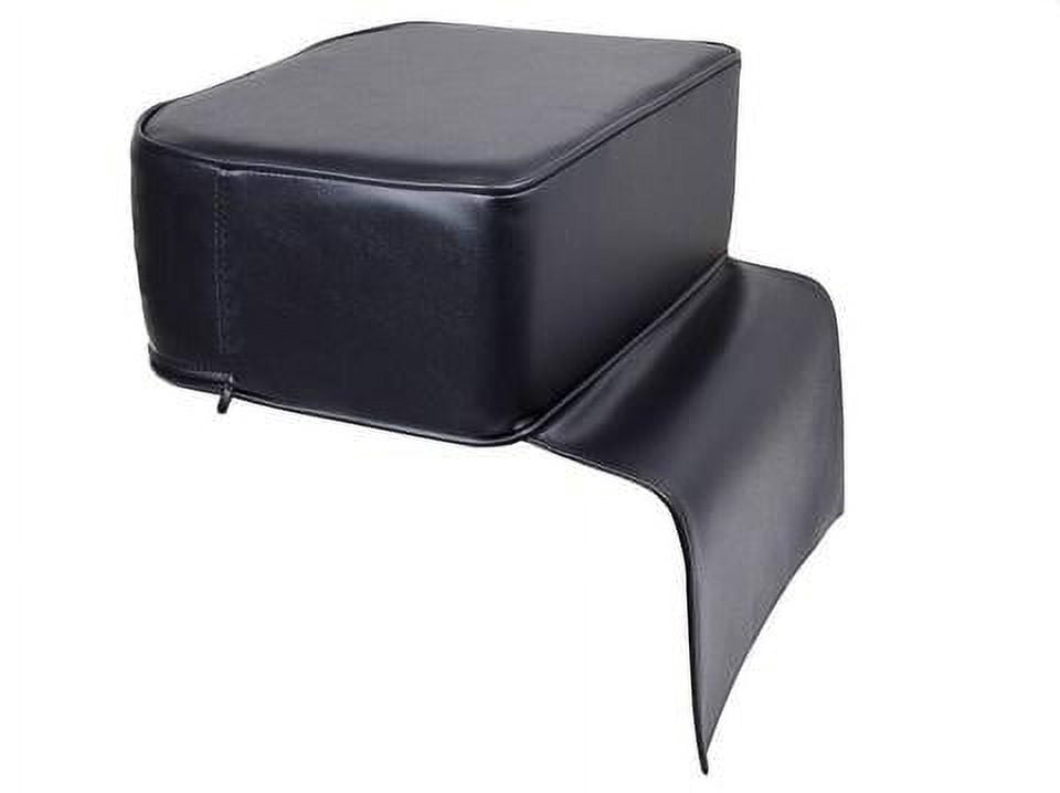 Black PVC Leather Child Salon Booster Seat Cushion with Metal Frame
