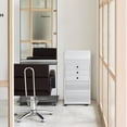 thumbnail image 1 of BarberPub Utility Cart with Storage Drawers and Shelves, Salon Trolley, 1 of 8