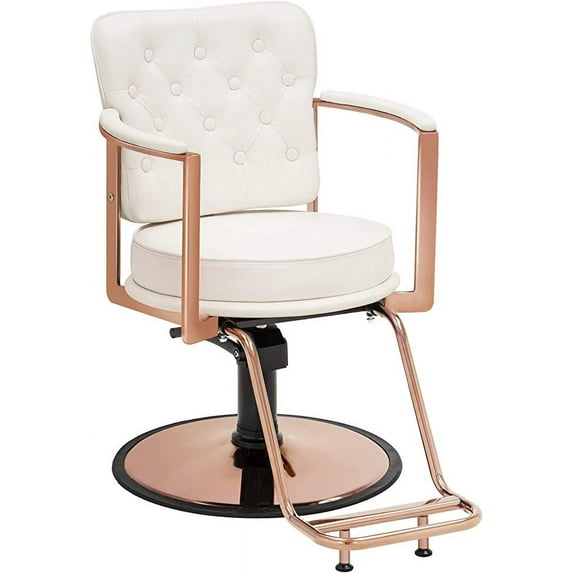 BarberPub Salon Chair for Hair Stylist,Vintage Salon Chair Hydraulic Beauty Spa Styling Equipment 3076