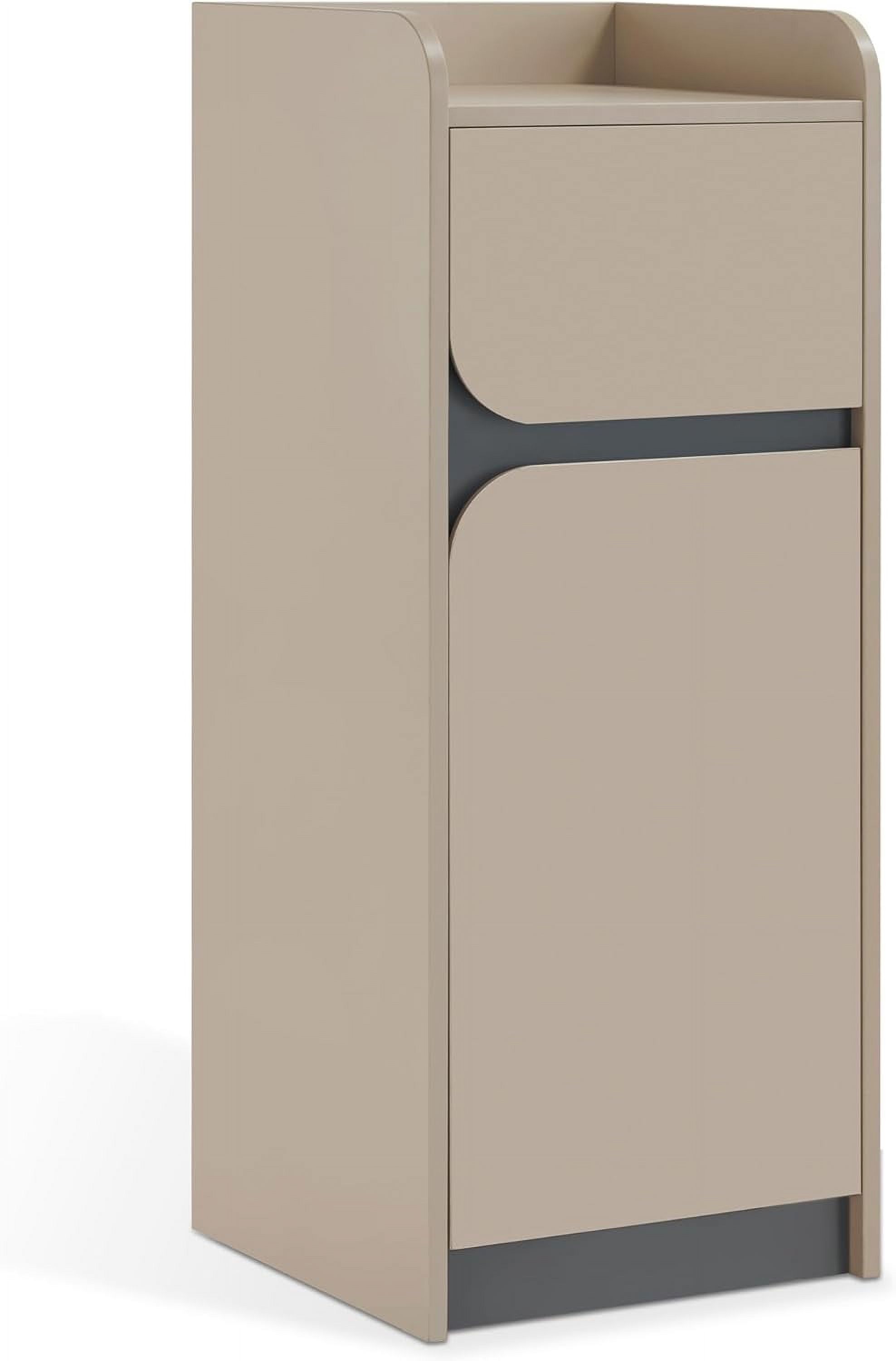 BarberPub Salon Spa Storage Hair Stylist Station with 1 Drawer