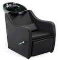 thumbnail image 1 of BarberPub Shampoo Barber Backwash Chair Extended Ceramic Bowl Sink Station Spa Beauty Salon 9090, 1 of 9