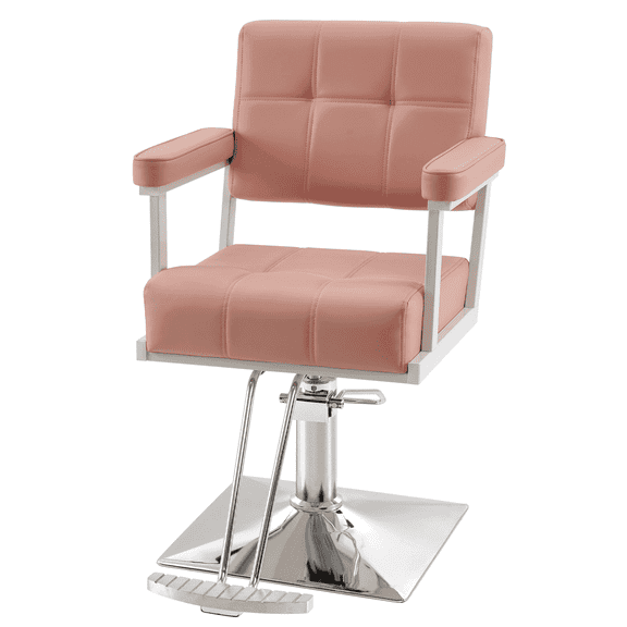 BarberPub Styling Barber Chair, Hydraulic Pump Swivel Salon Chair
