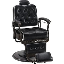 BarberPub Vintage Barber Chair All Purpose Reclining Hydraulic Pump Salon Beauty Spa Chair Styling Equipment 9218