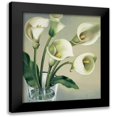 thumbnail image 1 of Barberini, Eva 12x14 Black Modern Framed Museum Art Print Titled - Calle in vaso, 1 of 5