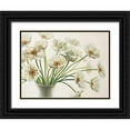 thumbnail image 1 of Barberini, Eva 32x25 Black Ornate Wood Framed with Double Matting Museum Art Print Titled - Bouquet di anemoni, 1 of 4