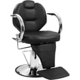 thumbnail image 1 of Barbers Chairs, 360 Degree Rotating Shampoo Chair for Hair Stylist, Reclining Salon Chair with Heavy Duty Hydraulic Pump, Spa Beauty Equipment for Hair Stylists, Tattoo Artists, Cosmetologists, 1 of 9