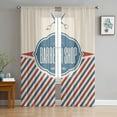 thumbnail image 1 of Barbershop Design Element Sheer Curtains For Living Room Modern Fashion Valance Curtains For Kitchen Tulle Curtains, 1 of 2
