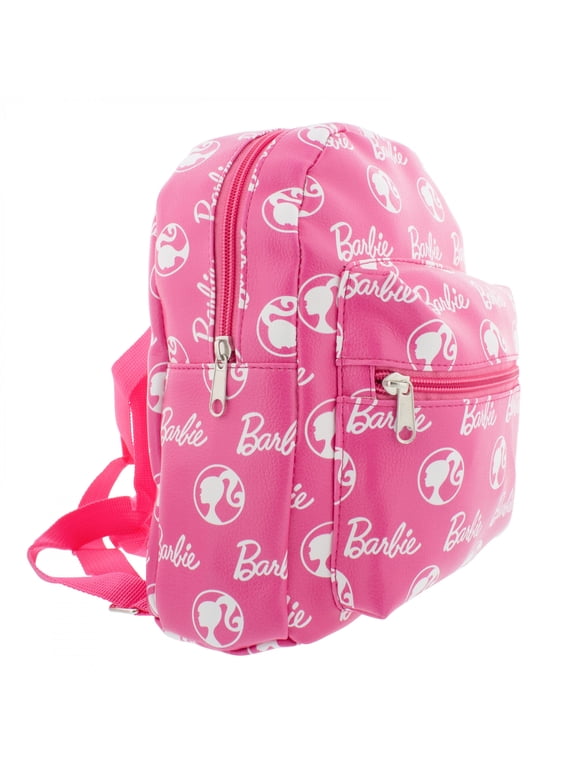 10" Mini Faux Leather Backpack