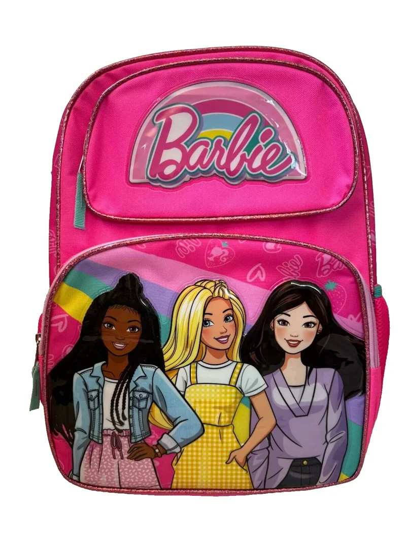 Barbie 16 inches Large Backpack With 2 Mesh Pockets - Walmart.com Barbie 16 inches Large Backpack With 2 Mesh Pockets - Walmart.com