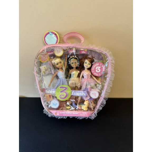 Barbie 2004 Wee 3 Friends. Dance Dance Dance. Stacie Janet Lila