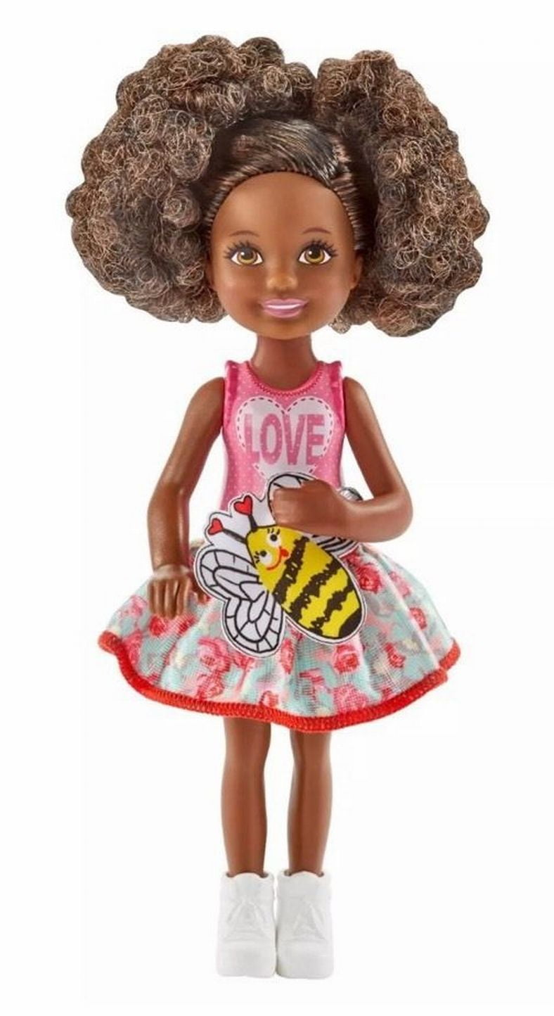 black chelsea barbie doll