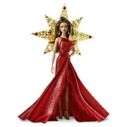 2017 Holiday Barbie Doll, Brown Hair