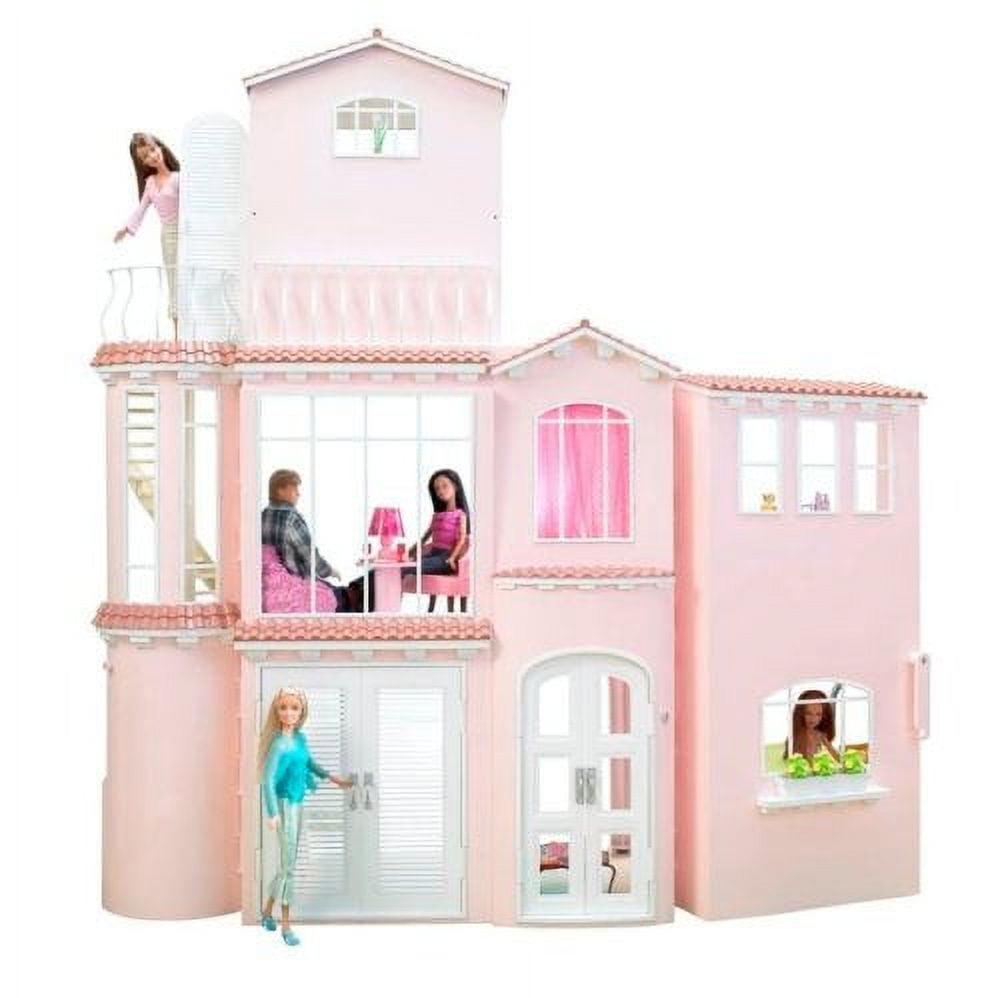 Мечтаешь о кукле. Mattel Barbie 3 story Dream House. Дом мечты Барби Маттел. 90 Х. Барби домик игрушечный 90 года. Mattel здание.