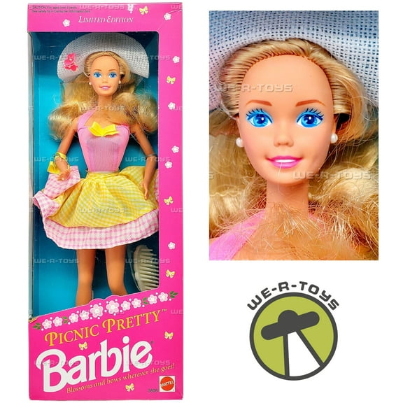 Barbie Picnic Pretty Doll Limited Edition 1992 Mattel 3808