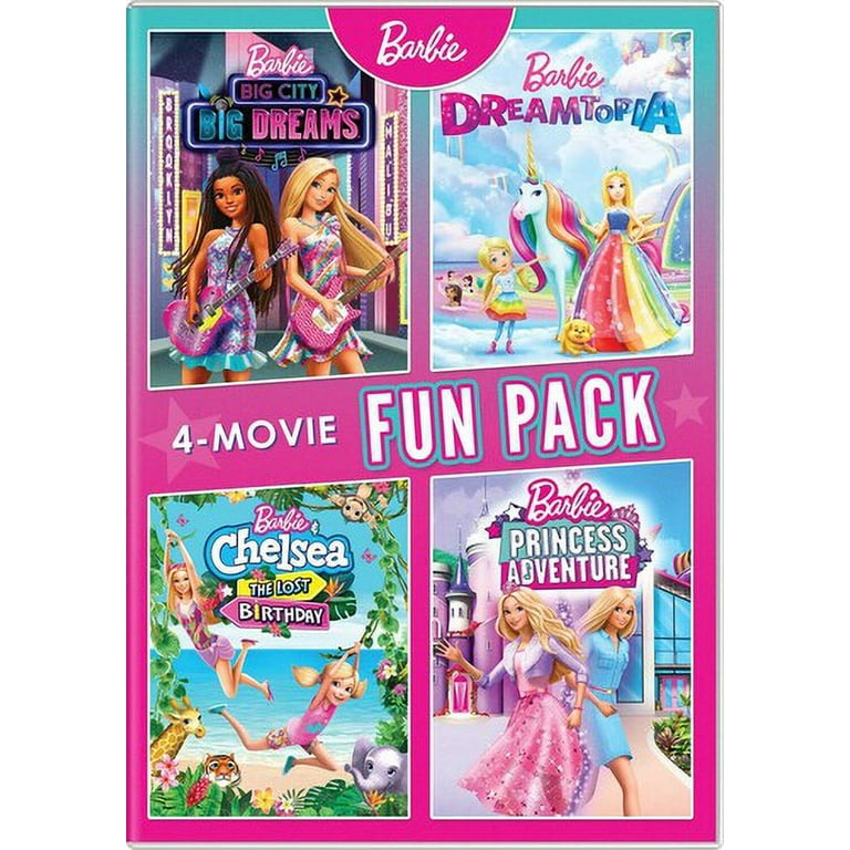 Barbie 4-Movie Fun Pack (DVD), NCircle, Kids & Family