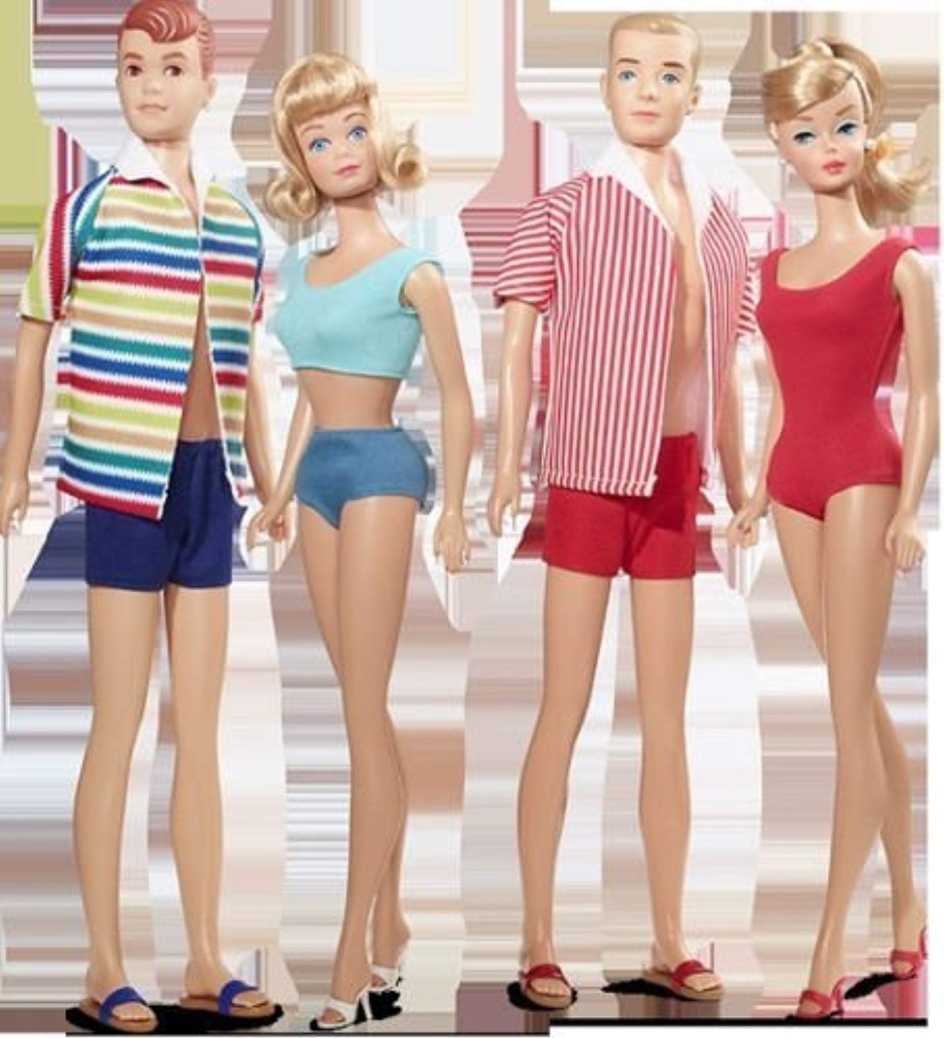 Barbie 50th Anniversary Double Date Gift Set Gold Label Barbie Ken Midge &  Allan 