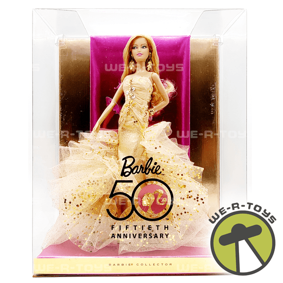Barbie 50th Anniversary Glamour Doll 2008 Mattel N4981 NEW