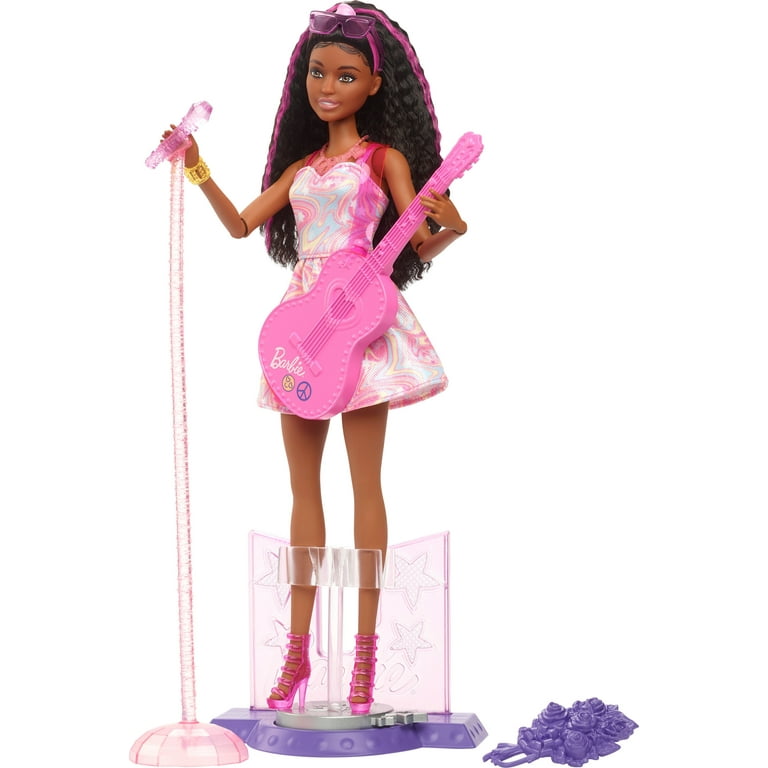 Barbie 65th Anniversary Careers Pop Star Doll 10 Accessories Including Stage with Movement Feature