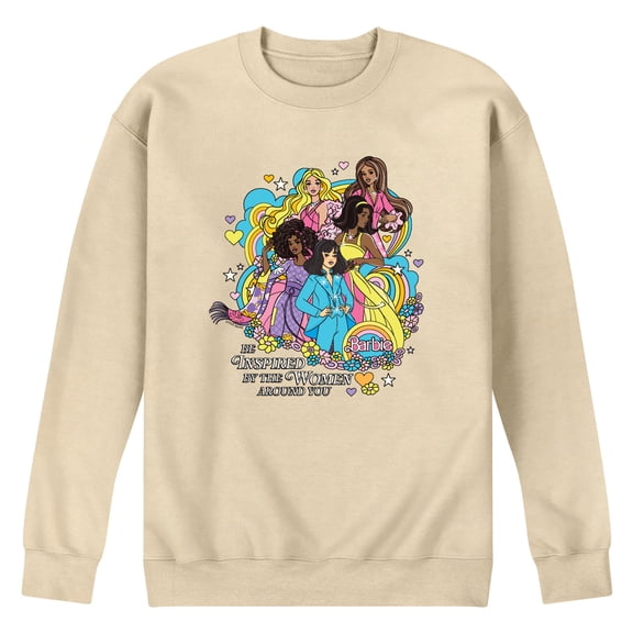 Barbie - 70s Barbies - Men's Crew Fleece Sweatshirt